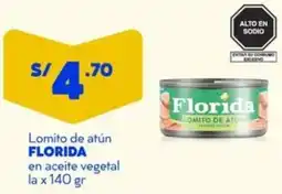 Mass Florida lomito de atún en aceite vegetal lata oferta