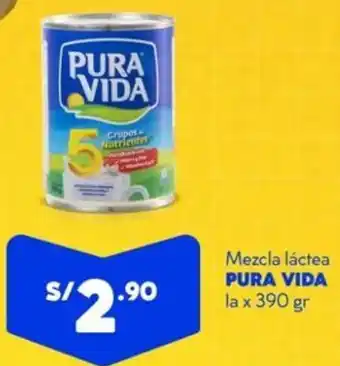 Mass Pura vida mezcla láctea lata oferta