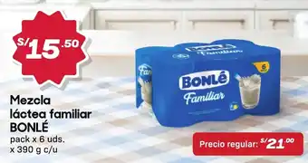 Hiperbodega Precio Uno Bonlê familiar mezcla láctea oferta