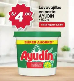 Hiperbodega Precio Uno Ayudin Lavavajillas en Lavavajillas en pasta oferta