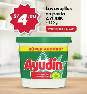 Hiperbodega Precio Uno Ayudin Lavavajillas en Lavavajillas en pasta oferta