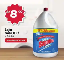 Hiperbodega Precio Uno Sapolio lejía oferta
