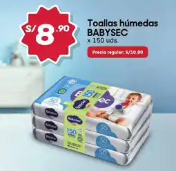 Hiperbodega Precio Uno Babysec toallas húmedas oferta