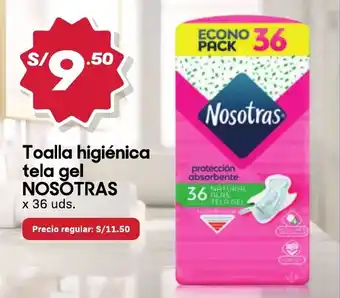 Hiperbodega Precio Uno Nosotras Toalla higiénica tela gel oferta