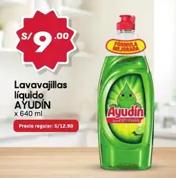 Hiperbodega Precio Uno Ayudín lavavajillas líquido oferta