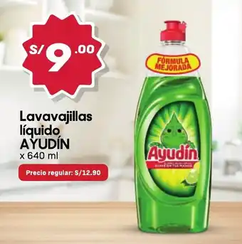 Hiperbodega Precio Uno Ayudín lavavajillas líquido oferta