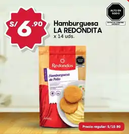 Hiperbodega Precio Uno La Redondita hamburguesa oferta
