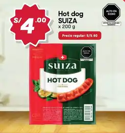 Hiperbodega Precio Uno Suiza hot dog oferta