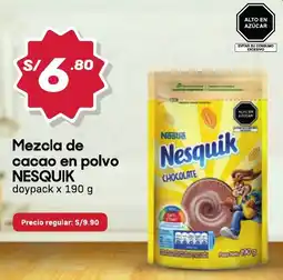 Hiperbodega Precio Uno Nesquik mezcla de cacao en polvo oferta