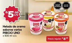 Hiperbodega Precio Uno Precio Uno helado de crema oferta