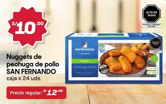 Hiperbodega Precio Uno San Fernando nuggets de pechuga de pollo oferta