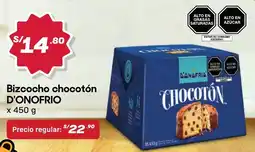 Hiperbodega Precio Uno D'onofrio bizcocho chocotón oferta