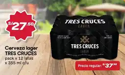 Hiperbodega Precio Uno Tres Cruces cerveza lager oferta