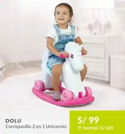 Falabella Dolu Correpasillo 2 en 1 Unicornio oferta