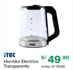 Tai Loy iTEC Hervidor Eléctrica Transparente oferta