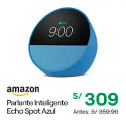 Tai Loy Amazon Parlante Inteligente Echo Spot Azul oferta