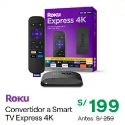 Tai Loy Roku Convertidor a Smart TV Express 4K oferta