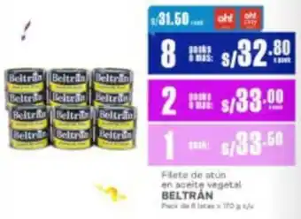 Makro Beltrán filete de atún en aceite vegetal oferta