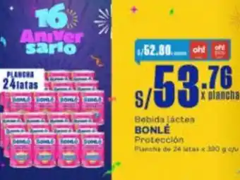Makro Bonlé bebida láctea protección oferta
