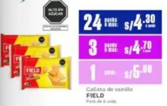 Makro Field galletas de vainilla oferta