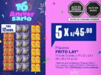 Makro Frito lay piqueos oferta