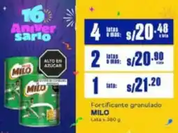 Makro Milo fortificante granulado lata oferta