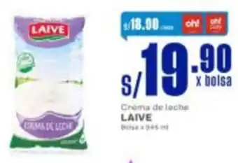 Makro Laive crema de leche oferta