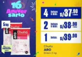 Makro Aro chuño bolsas oferta