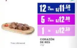 Makro Corazón de res oferta