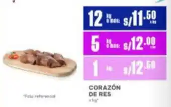 Makro Corazón de res oferta