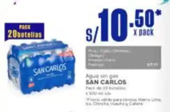 Makro San carlos agua sin gas oferta