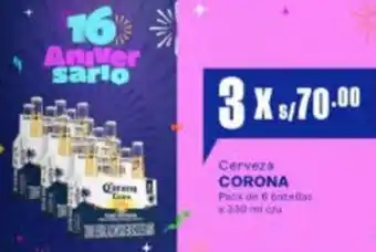 Makro Corona cerveza oferta