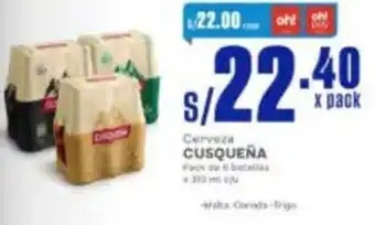 Makro Cusqueña cerveza oferta