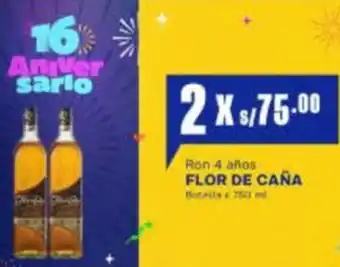 Makro Flor de caña ron 4 años oferta