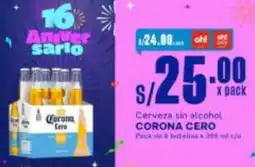 Makro Corona cero cerveza sin alcohol oferta