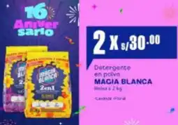Makro Magia blanca detergente en polvo oferta