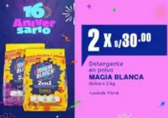 Makro Magia blanca detergente en polvo oferta