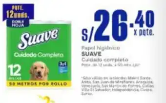 Makro Suave papel higiénico oferta