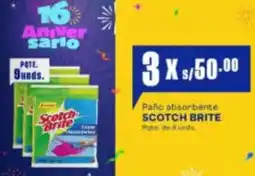 Makro Scotch brite paño absorbente oferta