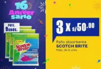 Makro Scotch brite paño absorbente oferta