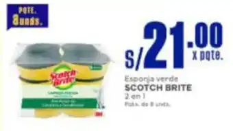 Makro Scotch brite esporja verde oferta