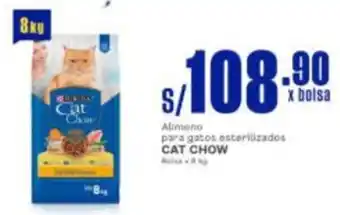 Makro Cat chow alimeno para gatos esterilizados oferta