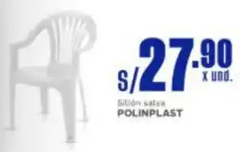 Makro Polinplast sillón salsa oferta