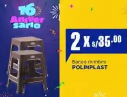 Makro Polinplast banco mimbre oferta