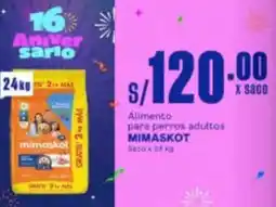Makro Mimaskot alimento para perros adultos oferta