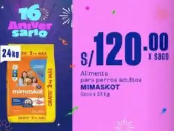 Makro Mimaskot alimento para perros adultos oferta