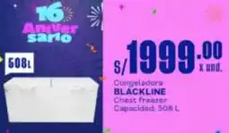 Makro Blackline congeladora chest freezer oferta