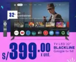 Makro Blackline tv led 32" oferta