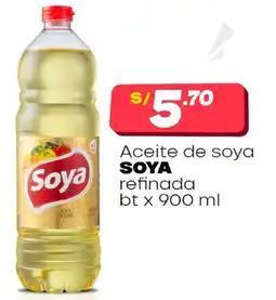 Plaza Vea Soya aceite refinada oferta