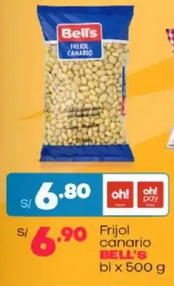 Plaza Vea Bell's frijol canario canario oferta